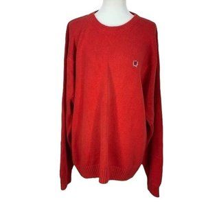 Siegfried‎ Men's Red Cable Knit Iconic Crew Neck Sweater Size XL